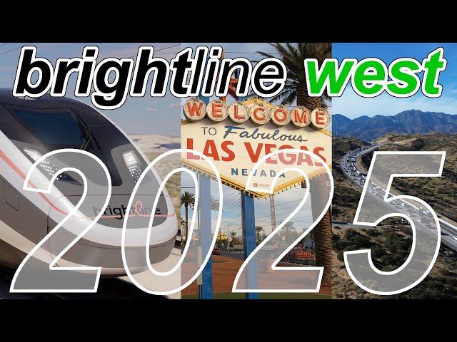 Brightline West 2025 High Speed Rail Project Update | Unreal Engine 5 Renders 4K Drone 4K Dashcam