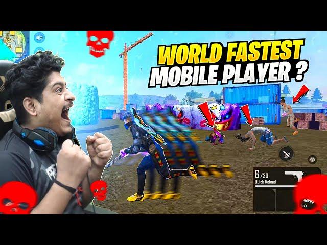 World Fastest Mobile Player ?? Free Fire