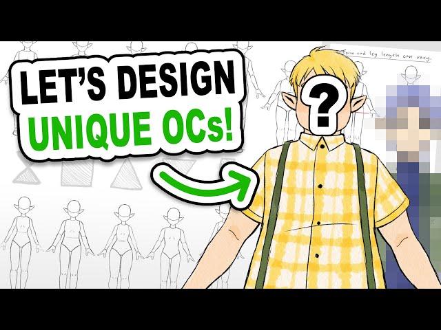 Let's Design Unique Original Characters! | Different Body Types and Facial Features!