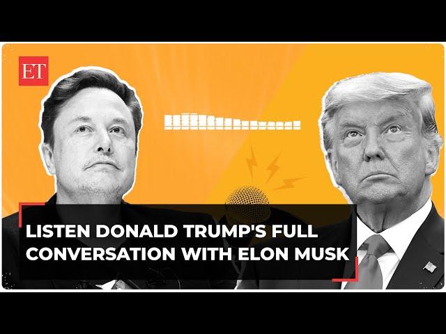 Donald Trump-Elon Musk full conversation: From assassination attempt to 'low IQ Biden' and more