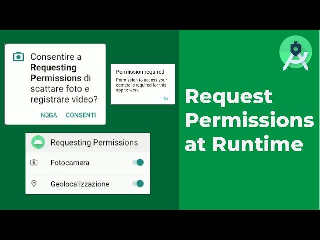 Requesting Permissions at Runtime in Android Studio 2020 (Kotlin)