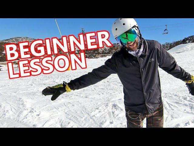 Beginner Snowboard Lesson - Heels, Toes & Straight