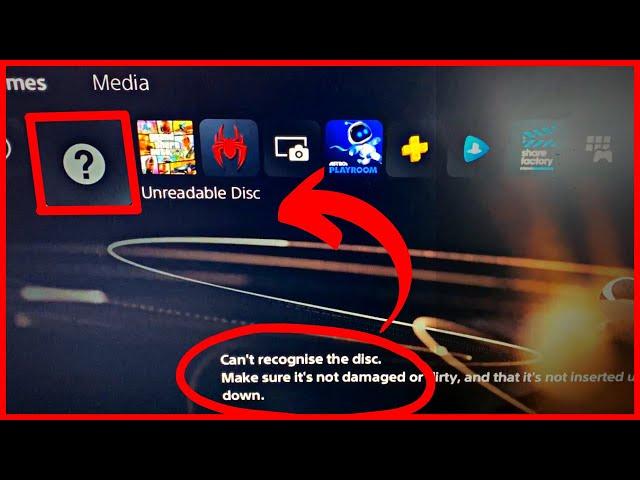 How To Fix Unrecognized Disk Error on PS5