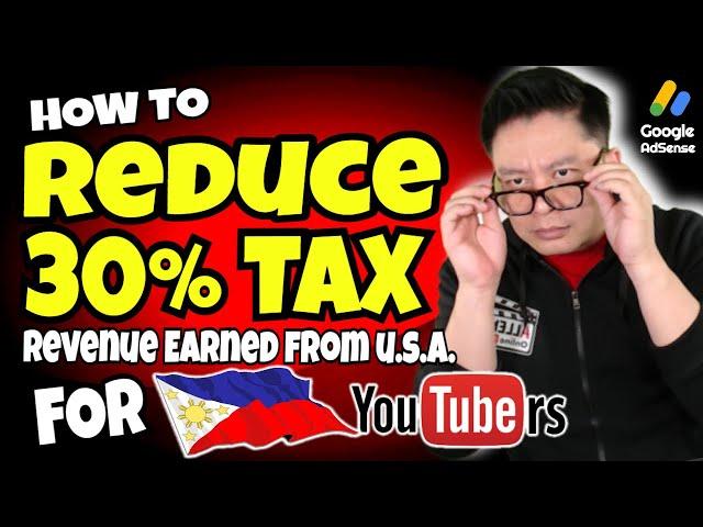 YOUTUBE TAX UPDATE 2021:  HOW TO SUBMIT TAX INFO IN GOOGLE ADSENSE & REDUCE 30% INCOME TAX