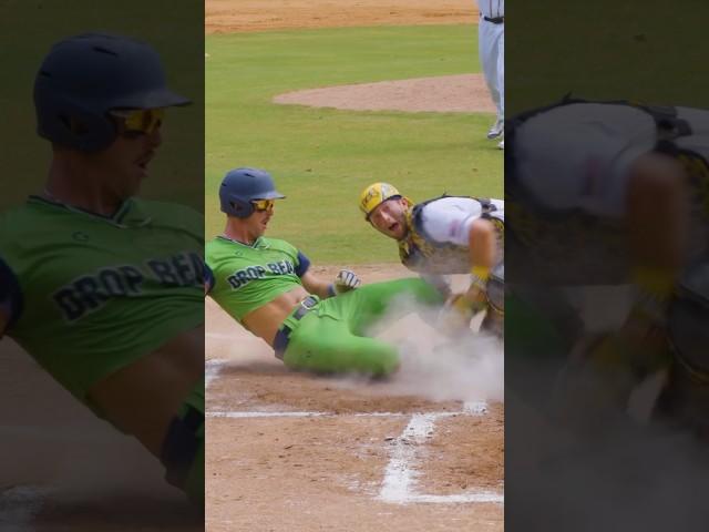 In-Game Dance Leads to Crazy Play at the Plate | the Savannah Bananas #shorts #sabrinacarpentertour