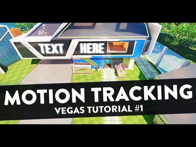 How to Motion Track Images & 3D Text - Sony Vegas Tutorial #1