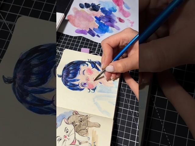 #anime #sketch #artist #sketchbook #sketching #ink #oilpainting #animegirl