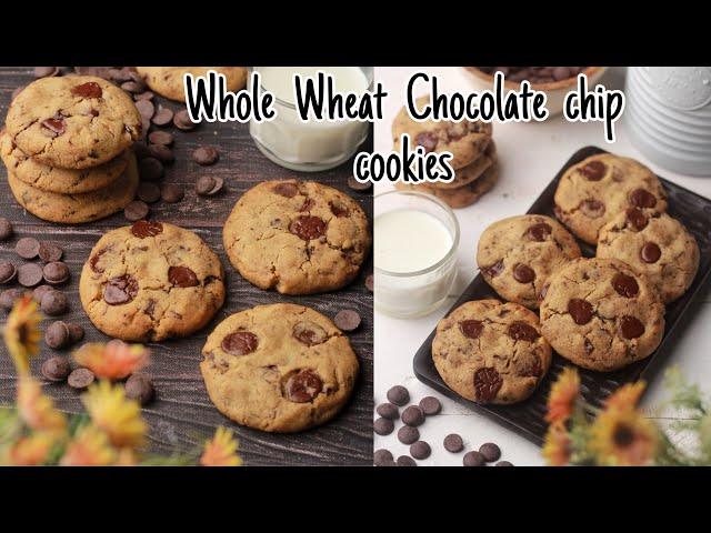 Whole wheat Chocolate Cookies Recipe | Fudgy and Chewy cookies| Parth Bajaj