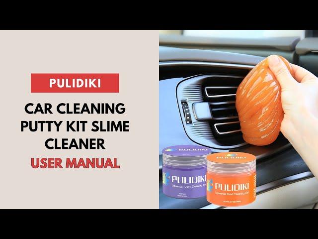 How to Use: PULIDIKI Car Cleaning Putty Kit Slime Cleaner User Manual