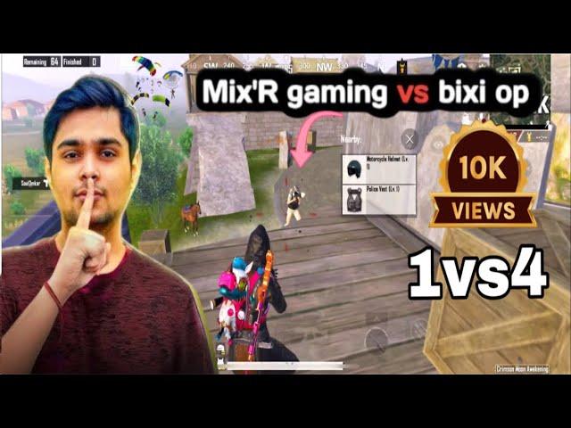 Mix’R Gaming vs Bixi op Hard to Defeat this player ?️‍| fastest 3 finger player | BGMI