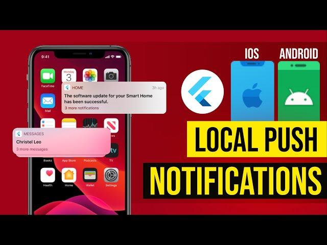Implement Flutter Local Push Notifications | Local Notification for android and iOS | PackageExplore