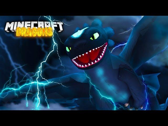 The ALPHA NIGHTFURY is HUNTED! - Minecraft Dragons