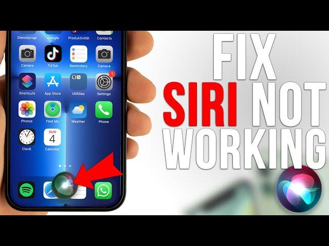 How to Fix Siri Not Working on iPhone