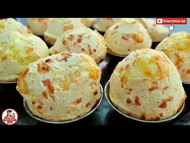 O PÃO DE QUEIJO MAIS FÁCIL E GOSTOSO QUE EU JÁ FIZ/ NÃO PRECISA SOVAR NEM DE LIQUIDIFICADOR