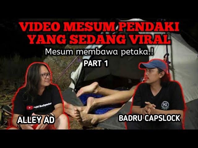 DI GUNUNG MES*M? CERITA HOROR PENDAKI MESUM TEREKAM KAMERA #PART1