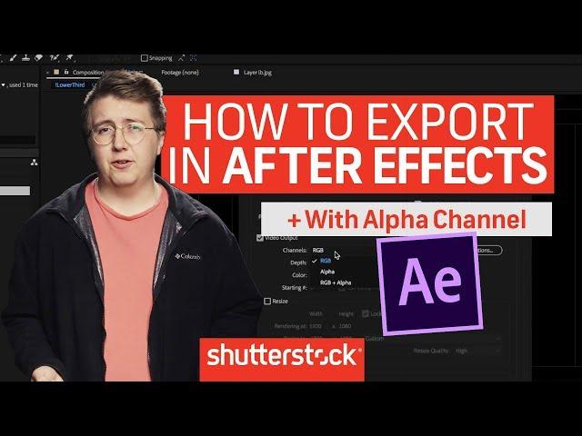 How to Export in After Effects | Motion Graphics Tutorials