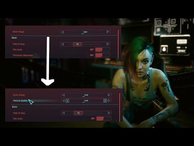 How to change Texture Quality Setting in Cyberpunk 2077 on PC