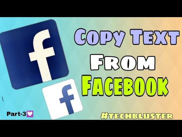 Copy Text From Facebook | 2022