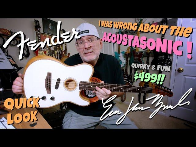 I Think I Was Wrong About The Fender Acoustasonic!