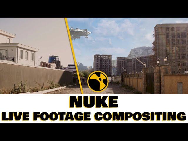 NUKE TUTORIAL : Live Footage Compositing Tutorial