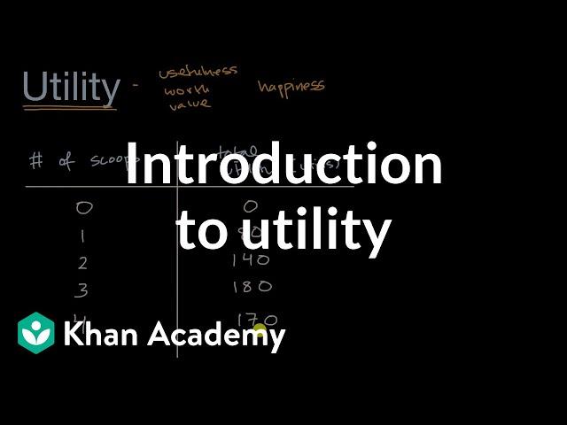 Introduction to utility | APⓇ Microeconomics | Khan Academy