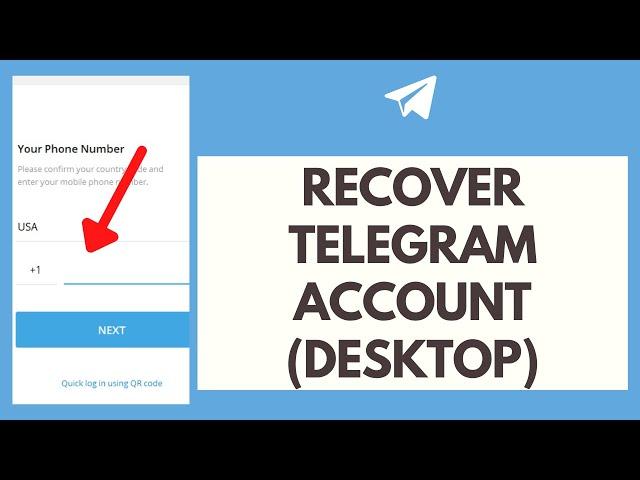 How to Recover Telegram Account on Desktop
