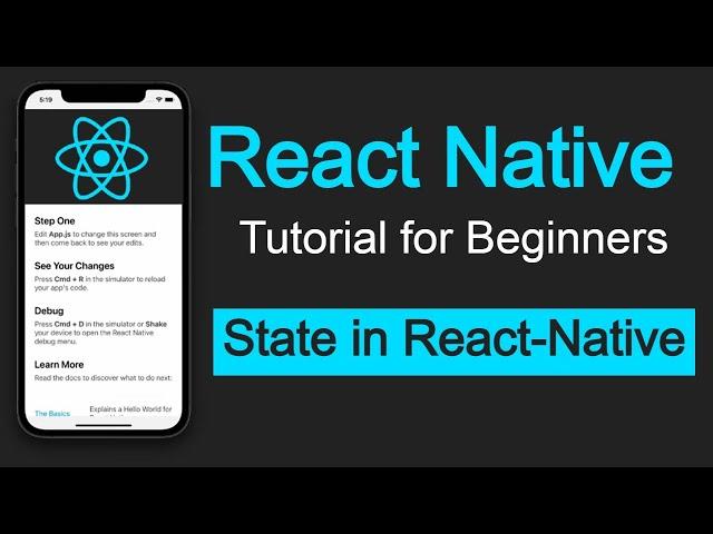 React Native tutorial #9 State in react native  | State vs Variables