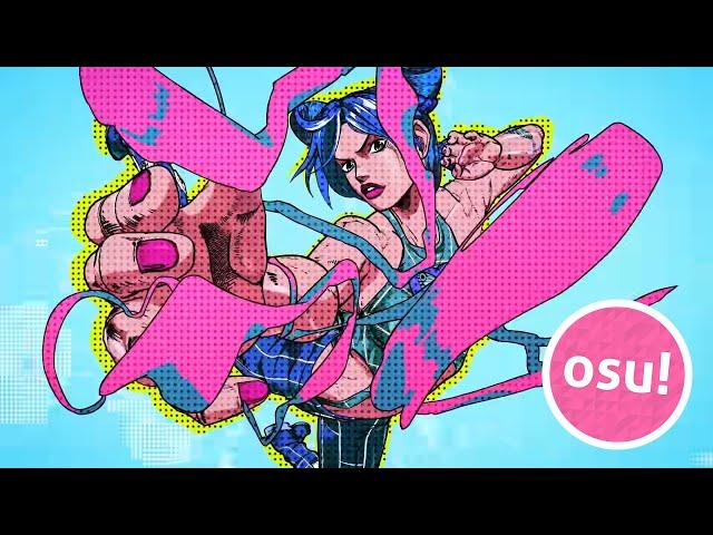 osu! JoJo part 6 Stone Ocean opening 100%