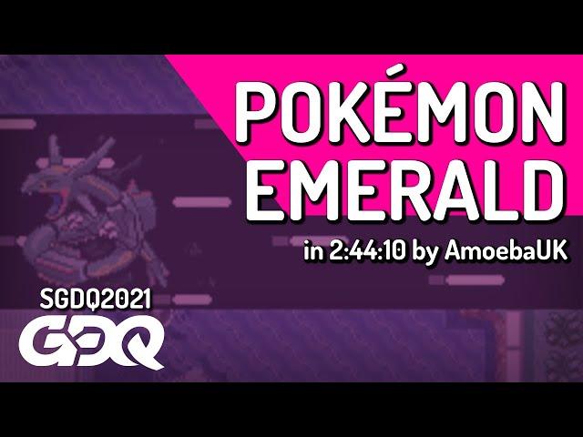 Pokémon Emerald by AmoebaUK in 2:44:10 - Summer Games Done Quick 2021 Online