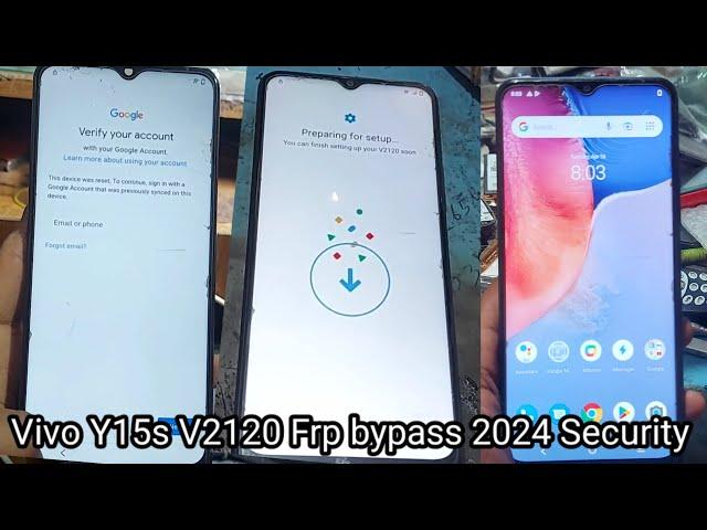 Vivo Y15s V2120 Frp Bypass Android 12 Latest Security Done