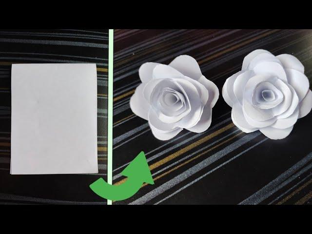 Paper se gulab ka phool kaise banaye | How to make rose flower by craft paper | Pradum Craft