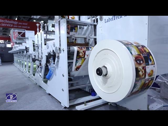 #8 #Color #Label #Flexographic #Printing #Press (Fully Loaded) - #LabelTech X-340