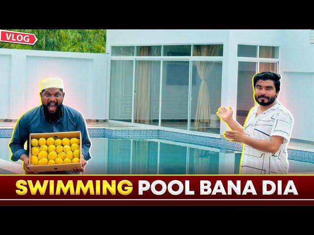 Finally Swimming Pool Bana Lia  | Full Tour & Experience | Urdu Hindi Vlog