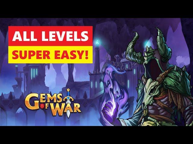 Gems of War Eldrazhor Faction Assault! 1000 ATTACK Best Fast Team!