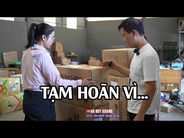 Tạm hoãn lên vùng cao Quảng Bình tặng 100 đèn NLMT cho đồng bào Vân Kiều vì lý do Đặc Biệt