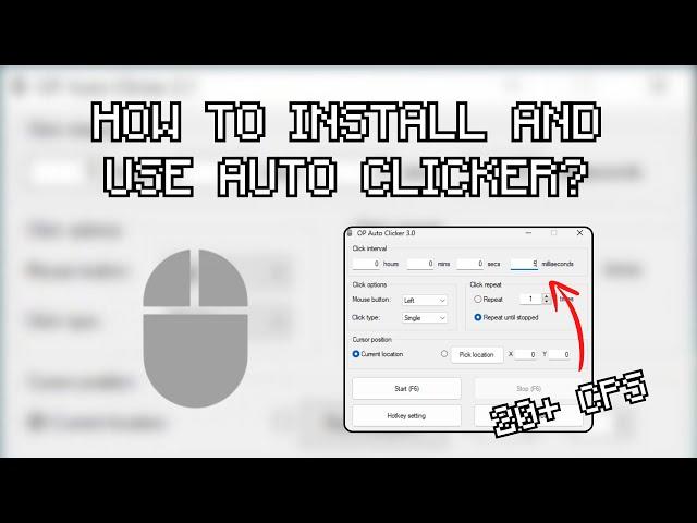 How To Install And Use Auto Clicker (OP Auto Clicker)