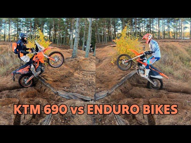 KTM 690 vs Enduro Bikes