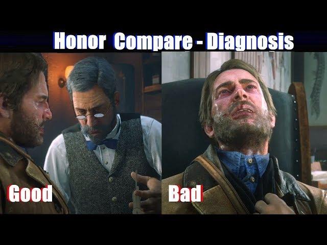 RDR2 High Honor vs Low Honor Arthur (Doctor Scene) - Red Dead Redemption 2 PS4 Pro