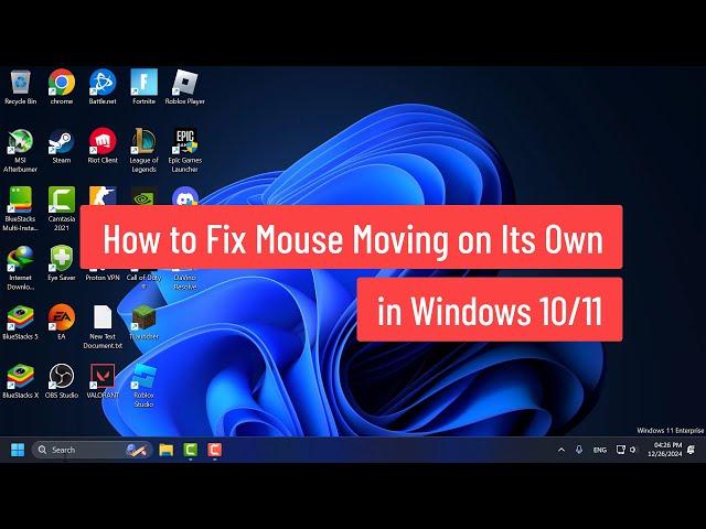 How to Fix Mouse Moving on Its Own in Windows 10/11 (2024)