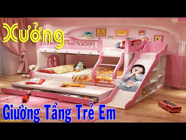 Chuyên Đồ Gỗ Trẻ Em Giường Tầng Cho Bé