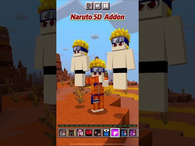 Chainsaw Man Naruto 5D Roblox Doors Three Amazing Addons in Minecraft PE with Craft Mods! #shorts