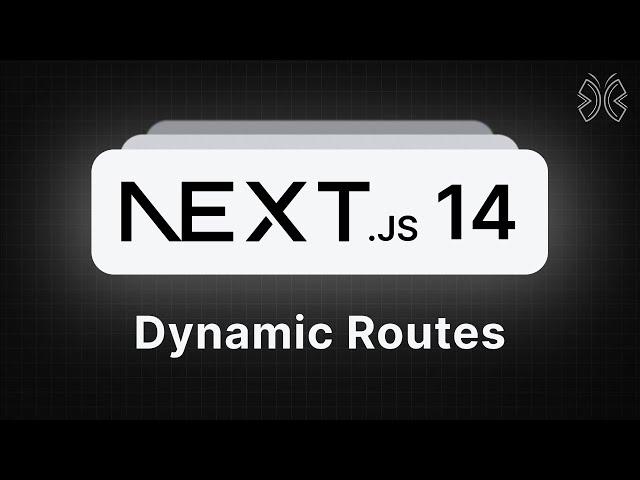 Next.js 14 Tutorial - 7 - Dynamic Routes