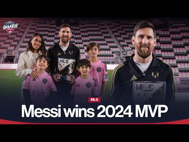 Lionel Messi named 2024 Major League Soccer MVP | Morning Footy | CBS Sports Golazo America