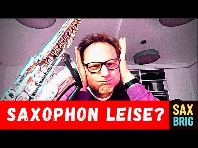 Super einfacher Trick, um das Saxophon viel leiser zu machen - Saxophon lernen online - 242