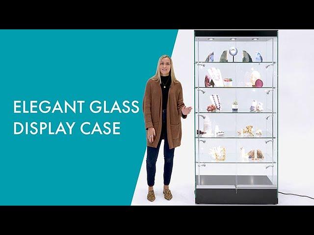 Modern Lighted Glass Display Cases | Displays2go®