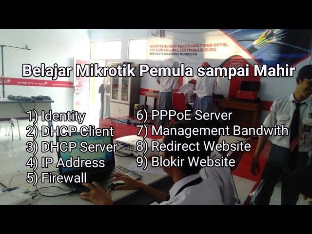 Belajar Mikrotik Pemula Sampai Mahir - Memblokir Situs Menggunakan Mikrotik - DHCP CLient dan Server