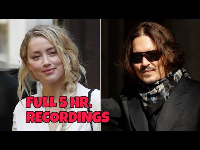 NEW RECORDINGS - JOHNNY DEPP v AMBER HEARD