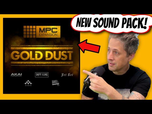  MPC Expansion - GOLD DUST Sample Pack & Drum Kit (Review/Walk-through on the MPC Studio)