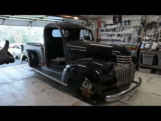 1941 Chevy Truck Restomod, truck build review, recorded bumper brain storming session