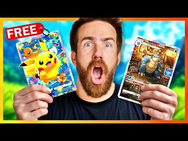 GET THE *NEW* POKEMON PROMO PIKACHU AND BLASTOISE FOR FREE!